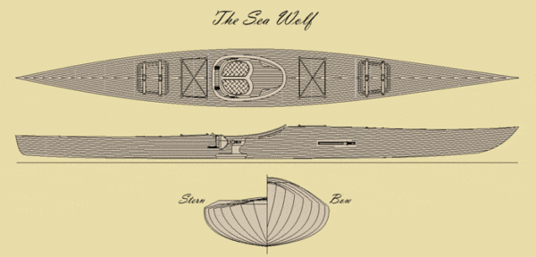 The wooden Sea Wolf render sketch