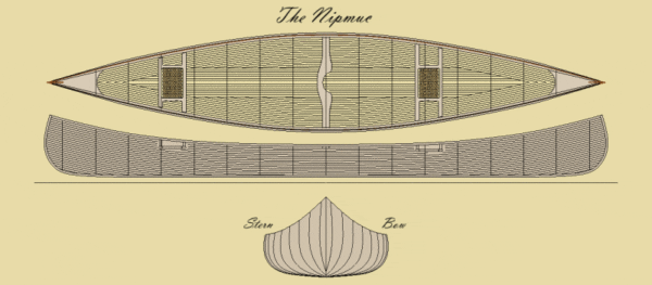 A detailed sketch of the Nipmuc kayak