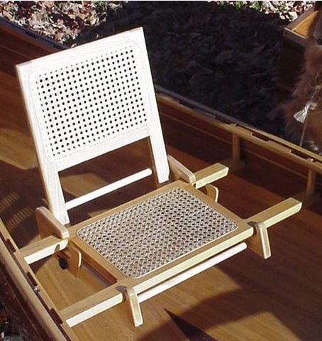 Canoe Seat & Back Set, Caned Ash, Newfound Woodworks
