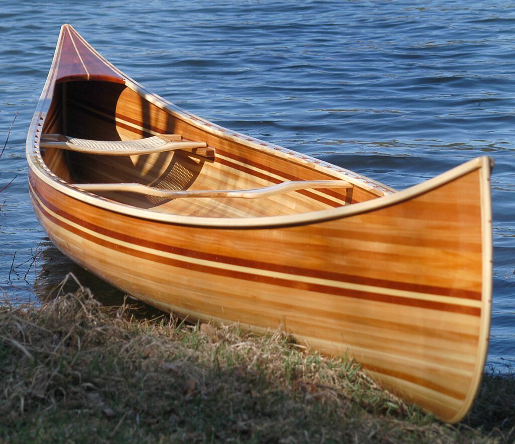 Abenaki Cedar Strip Canoe - Newfound Woodworks