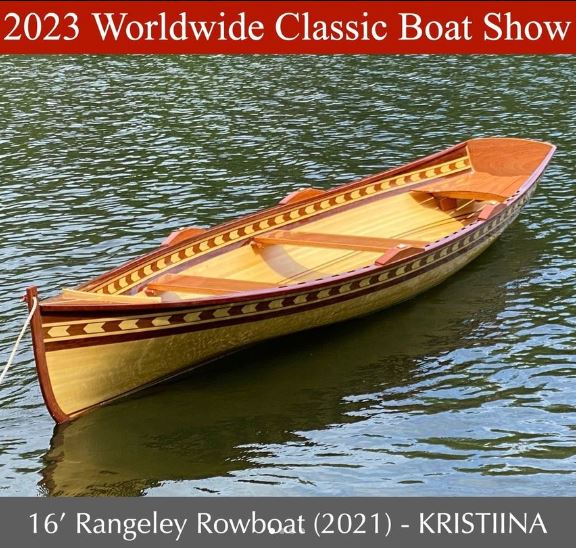 Newfound Woodworks "Kristiina" in Worldwide Classic Boat Show