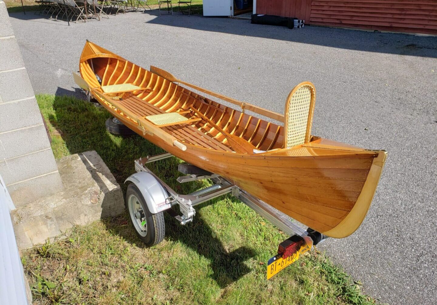 Adirondack Guideboat built by John Michne, For Sale at Newfound Woodworks