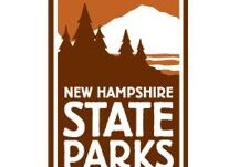 New Hampshire state parks logo by Newfound Woodworks.