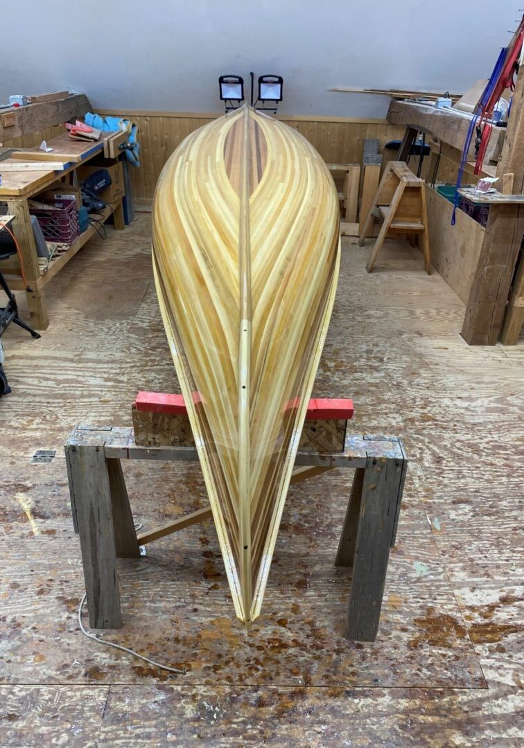 Abenaki - Cedar Strip Tandem Canoe built by Newfound Woodworks