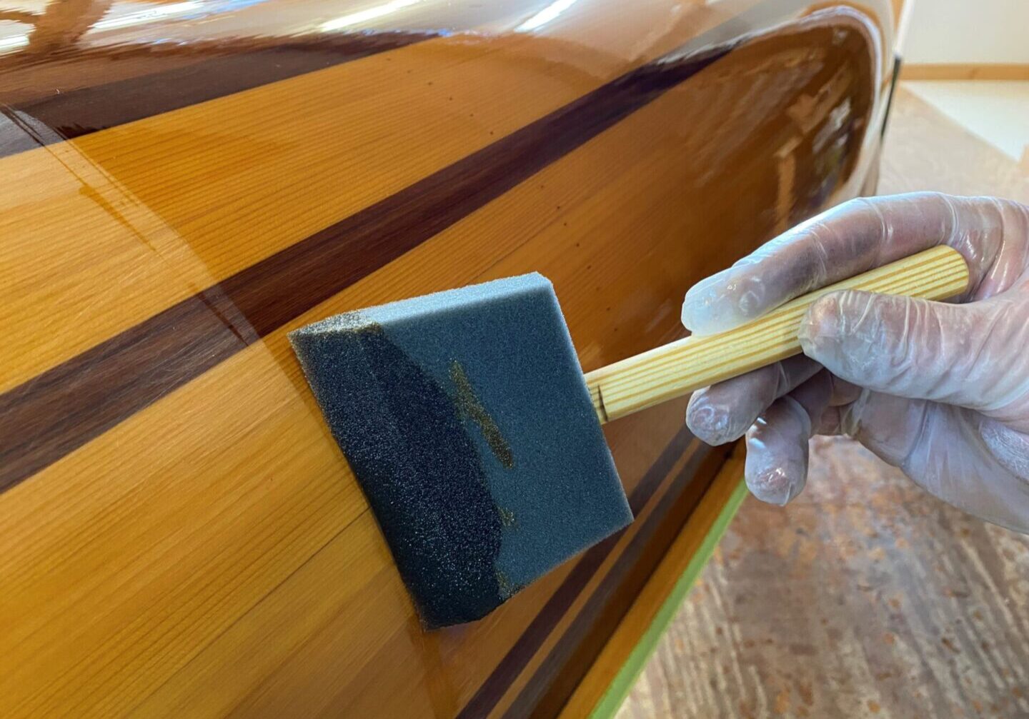 Varnishing Class at Newfound Woodworks