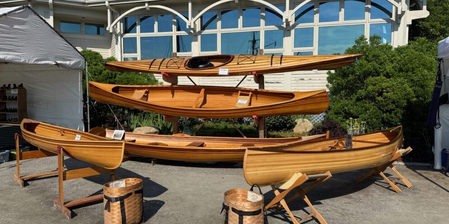 Newfound Woodworks at WoodenBoat Show in Mystic, CT